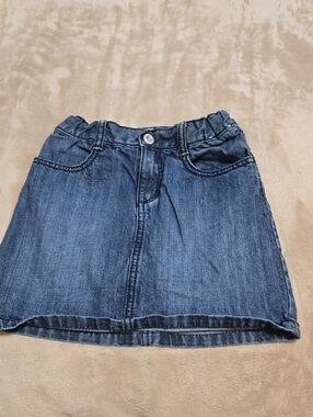 Gymboree Navy Blue Girls Denim Skirt
